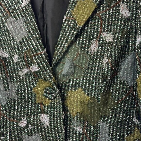 RETRO!! BOHO CHIC Applique Jacket/Blazer Sz 10 - Picture 6 of 6